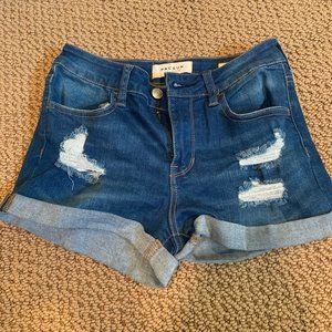 Pacsun high-waisted denim shorts